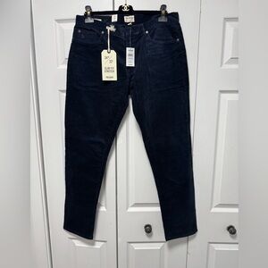 Todd Snyder Navy Slim Fit Corduroy Pants